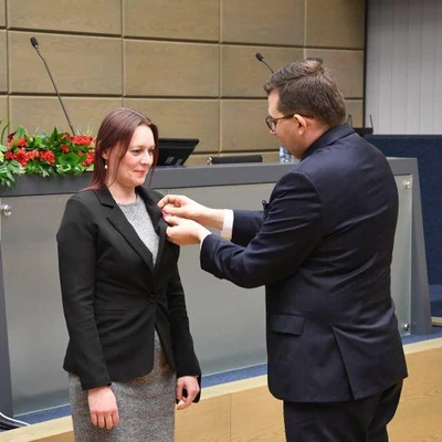 9 marca 2022 r. Uroczyste wręczenie medali za zasługi i za wieloletnią służbę
