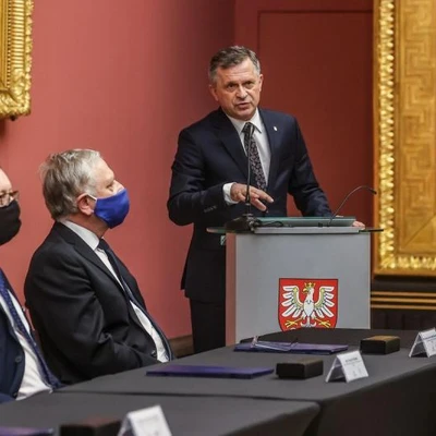 13. maja 2021 r., Podpisanie porozumienia o współpracy na rzecz rozwoju Forum Gospodarczego w Krynicy-Zdroju
