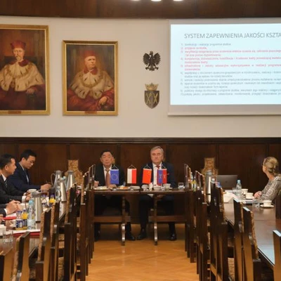 16 stycznia 2020 r., Spotkanie z delegacją z Chin