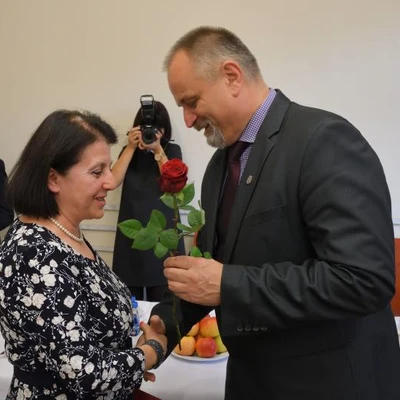Spotkanie władz uczelni z emerytowanymi pracownikami uczelni