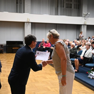 6.06.2025 r. Uroczyste zakończenie studiów na Uniwersytecie Trzeciego Wieku