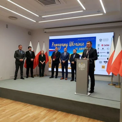 31. marca 2022 r., Briefing prasowy w Urzędzie Wojewódzkim w związku z wydarzeniem 