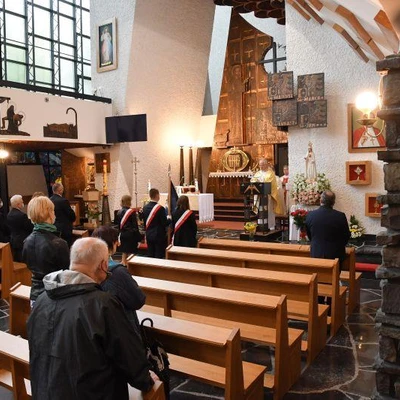 6 października 2021 r., Msza święta w kościele pw. Pana Jezusa Dobrego Pasterza