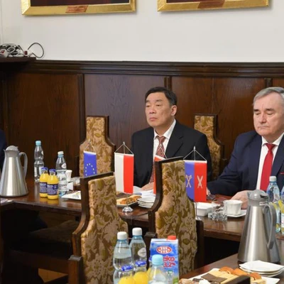 16 stycznia 2020 r., Spotkanie z delegacją z Chin