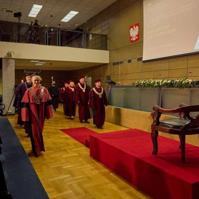 Nadanie tytułu doktora honoris causa Jerzemu Zawistowskiemu, profesorowi Uniwersytetu Kolumbii Brytyjskiej w Vancouver