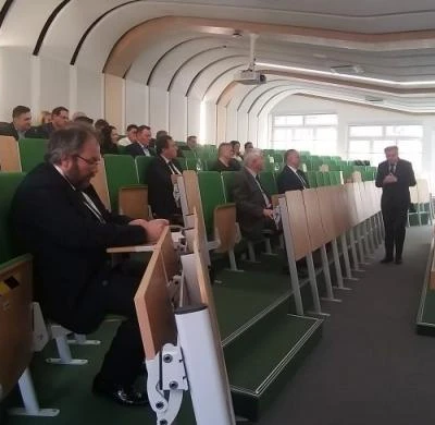 13 stycznia 2023 r., Wiceminister Finansów dr hab. Sebastian Skuza, prof. UW, z wizytą i wykładem dla studentów MBA
