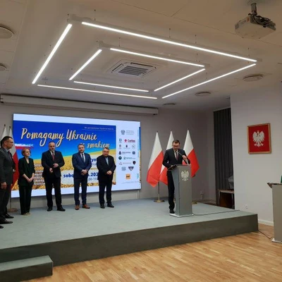 31. marca 2022 r., Briefing prasowy w Urzędzie Wojewódzkim w związku z wydarzeniem 