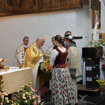 6 października 2021 r., Msza święta w kościele pw. Pana Jezusa Dobrego Pasterza