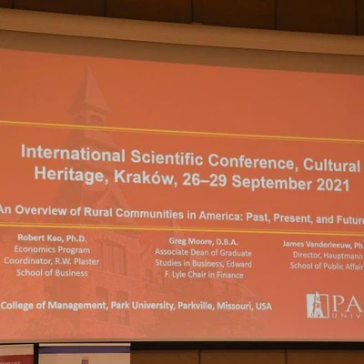 27 września 2021 r., International Scientific Conference 'Cultural Heritage'