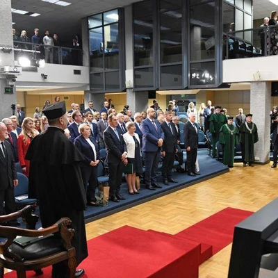 10 maja 2023 r.; Uroczystość nadania tytułu doktora honoris causa prof. Henrykowi Runowskiemu,