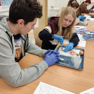 23 kwietnia 2022 r., Lekcje biologii w ramach Małopolskiej Chmury Edukacyjnej