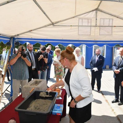 6 lipca 2021 r., Uroczystość wmurowania aktu erekcyjnego pod Budowę Centrum Innowacji oraz Badań Prozdrowotnej i Bezpiecznej Żywności