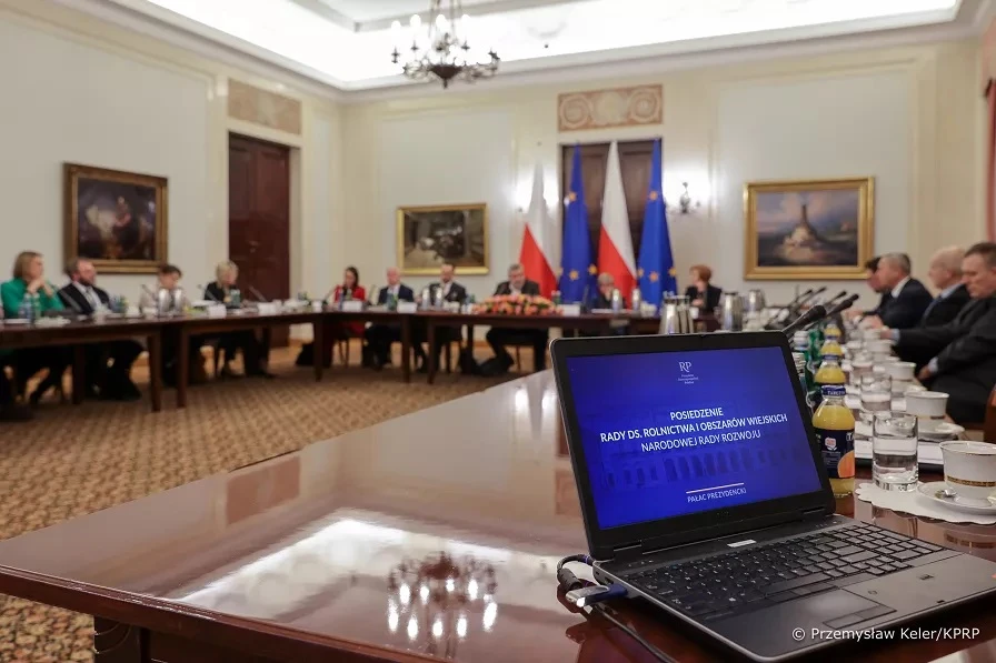 Ze względu na liczbę uczestników posiedzenie Rady odbyło się w Pałacu Prezydenckim. Fot. Przemysław Keler (KPRP) zdj. 1