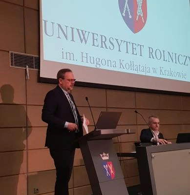 27 luty 2023 r., Seminarium naukowe dyscyplin: Nauki Leśne oraz Inżynieria Lądowa, Geodezja i Transport Uniwersytetu Rolniczego w Krakowie