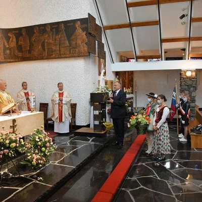 6 października 2021 r., Msza święta w kościele pw. Pana Jezusa Dobrego Pasterza