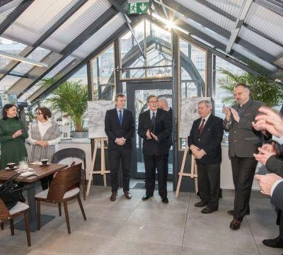 18 stycznia 2018 r., Wernisaż wystawy prac studentów Architektury Krajobrazu w Pojnarówce