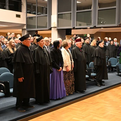 Uroczyste promocje doktorów habilitowanych i doktorów oraz odnowienie doktoratów w Uniwersytecie Rolniczym w Krakowie, fot. 03