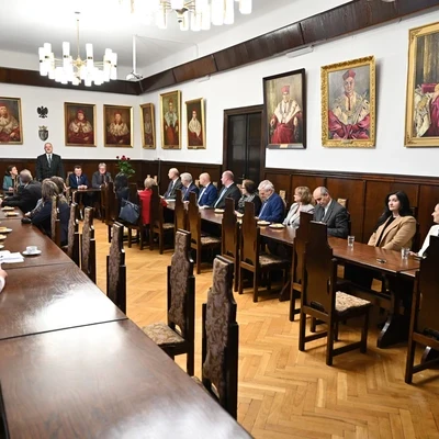 8 listopada 2024 r. Spotkanie władz Uniwersytetu Rolniczego z emerytowanymi pracownikami