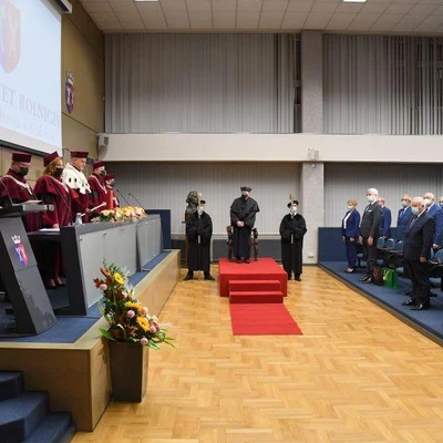 15 października 2021 r., Uroczystość nadania tytułu doktora honoris causa UR prof. Andrzejowi Koteckiemu