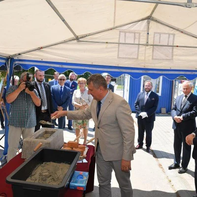 6 lipca 2021 r., Uroczystość wmurowania aktu erekcyjnego pod Budowę Centrum Innowacji oraz Badań Prozdrowotnej i Bezpiecznej Żywności