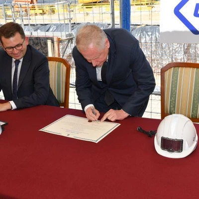 6 lipca 2021 r., Uroczystość wmurowania aktu erekcyjnego pod Budowę Centrum Innowacji oraz Badań Prozdrowotnej i Bezpiecznej Żywności