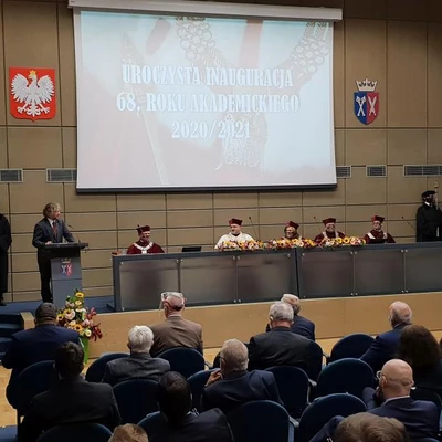 6 października 2020 r., Uroczysta Inauguracja 68. Roku Akademickiego na Uniwersytecie Rolniczym w Krakowie,