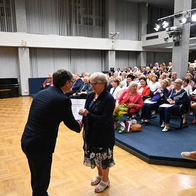6.06.2025 r. Uroczyste zakończenie studiów na Uniwersytecie Trzeciego Wieku