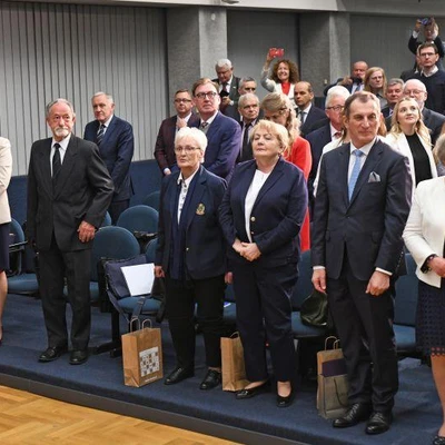 10 maja 2023 r.; Uroczystość nadania tytułu doktora honoris causa prof. Henrykowi Runowskiemu,