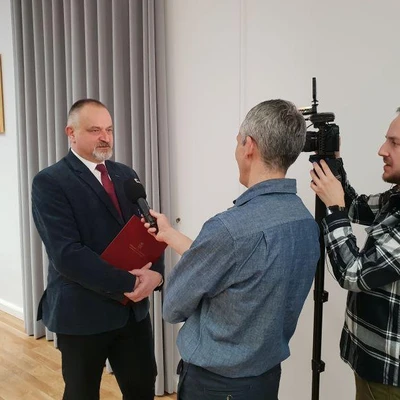 31. marca 2022 r., Briefing prasowy w Urzędzie Wojewódzkim w związku z wydarzeniem 