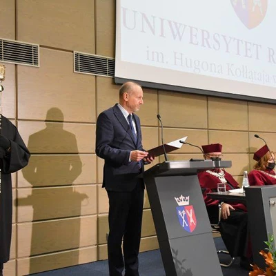 15 października 2021 r., Uroczystość nadania tytułu doktora honoris causa UR prof. Andrzejowi Koteckiemu