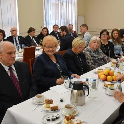 Spotkanie władz uczelni z emerytowanymi pracownikami uczelni