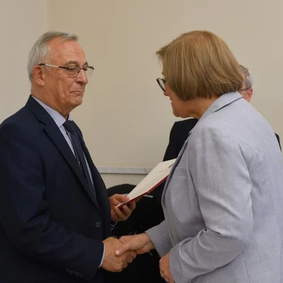 Spotkanie władz uczelni z emerytowanymi pracownikami uczelni