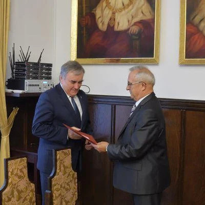 Wręczenie nominacji władzom uczelni