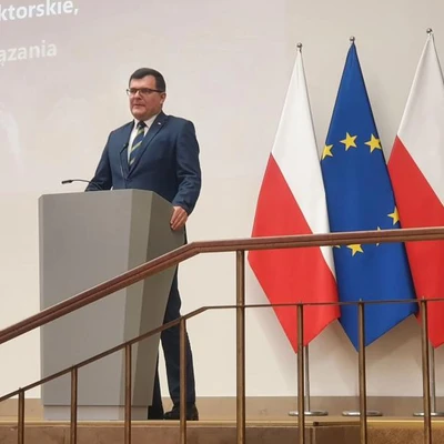 Wręczenie nagród Ministra Rozwoju, Pracy i Technologii dla Uniwersytetu Rolniczego w Krakowie