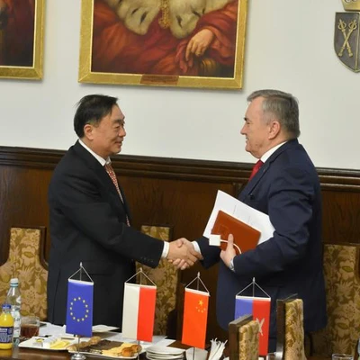 16 stycznia 2020 r., Spotkanie z delegacją z Chin