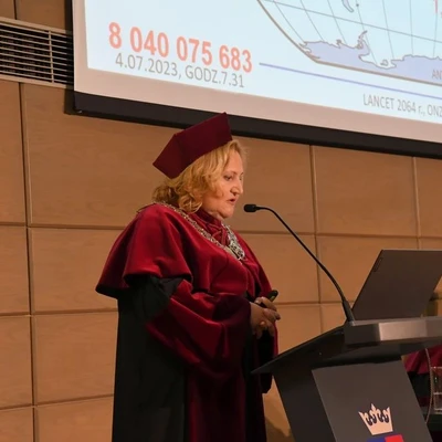 Wystąpienie prof. Agnieszka Filipiak-Florkiewicz - prorektor ds. nauki URK