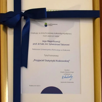 70-lecie URK - gratulacje i wyróżnienia