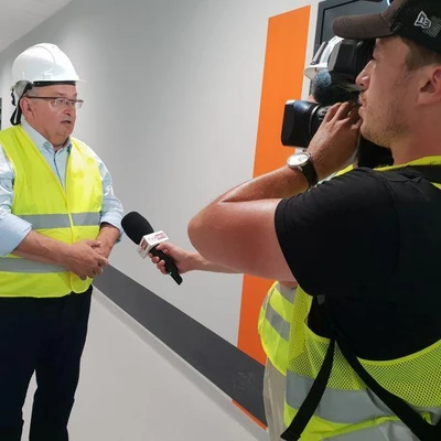 4 Lipca 2022 ., Wizyta Ministra Infrastruktury na Uniwersytecie Rolniczym w Krakowie