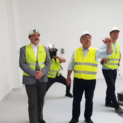 4 Lipca 2022 ., Wizyta Ministra Infrastruktury na Uniwersytecie Rolniczym w Krakowie