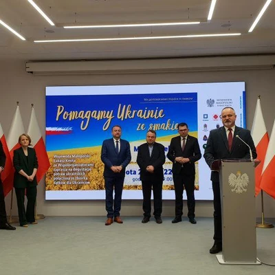 31. marca 2022 r., Briefing prasowy w Urzędzie Wojewódzkim w związku z wydarzeniem 