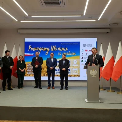 31. marca 2022 r., Briefing prasowy w Urzędzie Wojewódzkim w związku z wydarzeniem 