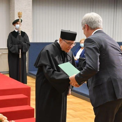 15 października 2021 r., Uroczystość nadania tytułu doktora honoris causa UR prof. Andrzejowi Koteckiemu