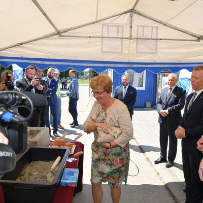 6 lipca 2021 r., Uroczystość wmurowania aktu erekcyjnego pod Budowę Centrum Innowacji oraz Badań Prozdrowotnej i Bezpiecznej Żywności