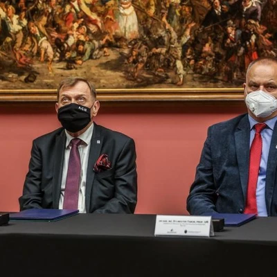 13. maja 2021 r., Podpisanie porozumienia o współpracy na rzecz rozwoju Forum Gospodarczego w Krynicy-Zdroju