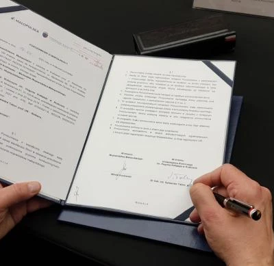 13. maja 2021 r., Podpisanie porozumienia o współpracy na rzecz rozwoju Forum Gospodarczego w Krynicy-Zdroju