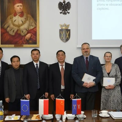 16 stycznia 2020 r., Spotkanie z delegacją z Chin