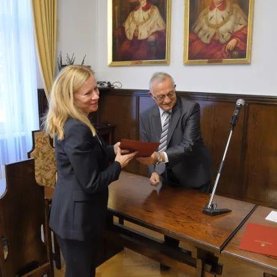 Wręczenie nominacji władzom uczelni
