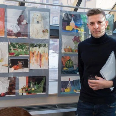18 stycznia 2018 r., Wernisaż wystawy prac studentów Architektury Krajobrazu w Pojnarówce