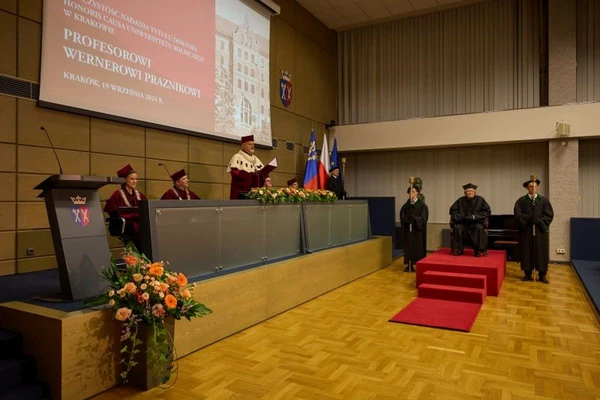 Uroczystość nadania tytułu Doktora Honoris Causa Profesorowi Wernerowi Praznikowi