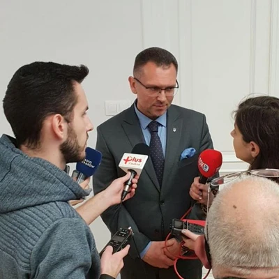 31. marca 2022 r., Briefing prasowy w Urzędzie Wojewódzkim w związku z wydarzeniem 